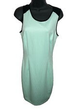 Nuevo con etiquetas Vestido Colección Kardashian Mujer Verde Menta Georgette Espalda Talla Pequeña