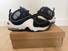 Nike Air Penny 2 Negro Royal 10 2008 Lanzamiento Retro Nunca Usado Suelas Limpias