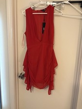 Nuevo con etiquetas Moda Nova Taste of Her Mini Vestido Rojo Para Mujer Talla Grande Fiesta Glamour Baile de graduación