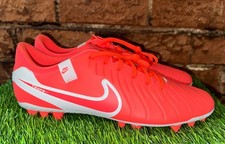Nuevos botines de fútbol para hombre Nike Tiempo Legend 10 Academy AG DV4340 rojo lava 11,5