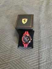Montre Homme à Quartz Bracelet Silicone Ferrari