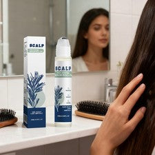 Aceite de crecimiento del cabello 25 ml estimulador de raíz de rodillo aceite espesante del cabello para el cuidado diar