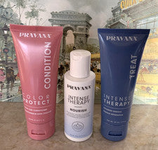 3 piezas PRAVANA Color Care Protect acondicionador y máscara reparadora de terapia intensa 2 oz