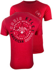 Camiseta estilo Howitzer para hombre Chris Kyle Circle militar gruñido MFG