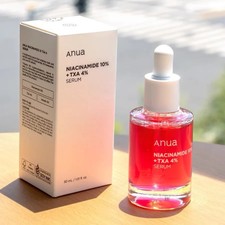 Suero facial Anua Niacinamide Skincare 10% TXA 4%, 30 ml, original en caja.