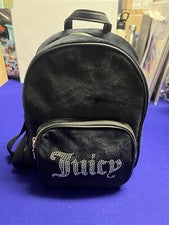 Mochila grande de regaliz de terciopelo Juicy Couture nueva con etiquetas