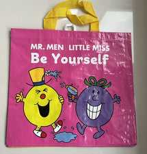 Bolso de Compras Reutilizable MR MEN LITTLE MISS Comprador de Alimentos Sé Tú mismo Sé Amable Tesco