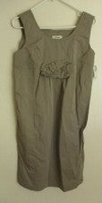 Vestido mujer gris marrón nuevo con etiqueta