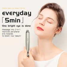 Masajeador de ojos con calefacción para el cuidado de los ojos, dispositivo eléctrico para infusión de crema de ojos