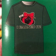 Camiseta de vacaciones estilo navideño talla M para hombre "I Earned It" NUEVA NUEVA CON ETIQUETAS