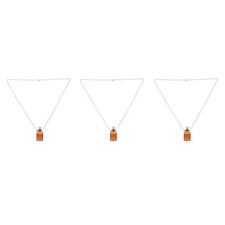 Collar colgante difusor de aceites esenciales 3 piezas | Collar de perfume con frasco de 3 ml con