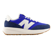 Zapatillas deportivas New Balance 370 azules unisex retro informales para correr