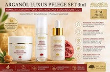 ARGAND’OR Luxury Aceite de Argán Set 3 en 1 Crema 50 ml + Suero 30 ml + Aceite Facial - 30 ml