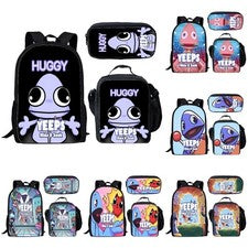 Bolsa de libros Yeeps Hide Seek Mochila escolar Bolsa de almuerzo aislada Mochila Estuche para lápices