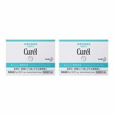 Crema facial hidratante Curel cuidado hidratante intensivo 40 g x 2 Kao de Japón