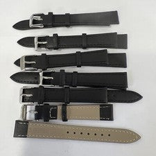 Lote de 6 correas de reloj de cuero genuino de 14 mm.Ofertas bienvenidas