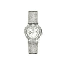 Adora Youngline Niños Reloj Analógico Cuarzo Forma de Corazón Color Plateado