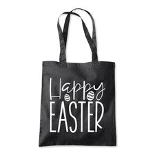 Lindo bolso de compras de playa Happy Easter Chick