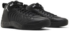 Zapatillas Jordan Jumpman Pro Para Hombre EE. UU. 9.5 Negro Blanco Plata Cuero Medio Top