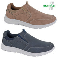 Zapatos sin cordones mocasín para hombre cimitarra ocio doble refuerzo informal ligero