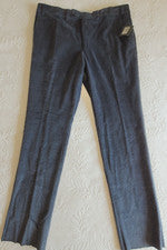 Pantalones de pana SAKS FIVE AVENUE Koby azul esmerilado talla 42 sin dobladillo nuevos con etiquetas $368