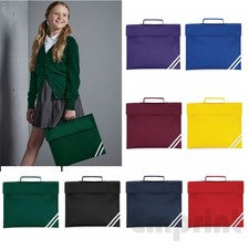 Quadra Clásico Niños Escuela Bolsa Estuche Acolchado Mango Reflectante Documento QD456