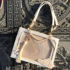 Bolso de mano estilo neochino para mujer Itabag Bolso de hombro Bandolera Bolso de mano PU