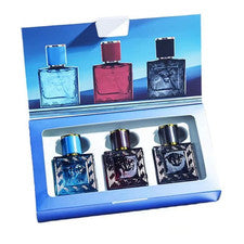 Marca 90 ml Perfume Hombre Caja de Regalo Juego de 3 Piezas Encantador Hombre Colonas Fragancia Duradera