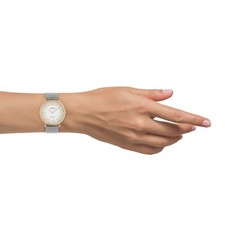 Oozoo Reloj de Pulsera Mujer Vintage Series Análogo Acero Inox Plata UOC20136
