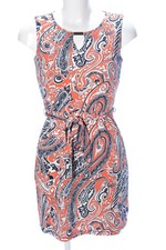 Vestido casual mujer Ann Taylor línea A blanco negro talla 34