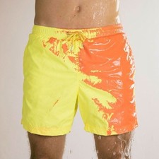 Pantalones cortos deportivos de playa de verano para hombre Pantalones cortos de natación Traje de baño Estilo que cambi