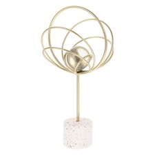 Accesorios de decoración del hogar sala de estar bola de cristal de hierro exquisito adorno