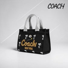Bolso de Hombro COACH Snoopy Collaboration Carga CBF70 Nuevo 31a