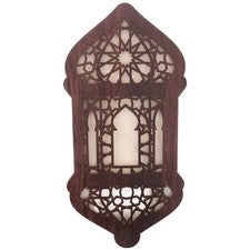 Adorno de Pared de Madera con Luz Decoración del Hogar Colgante Tealight Soporte