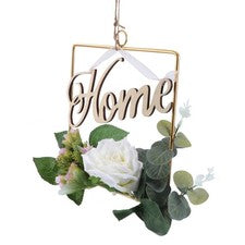 Flores artificiales decoración interior flores falsas para colgar pared