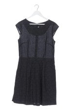 Opus someday is today vestido de verano línea A escote submarino negro talla 38
