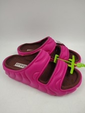 Crocs Clásica Acogedora Sandalia Rosa Sobrepuff Dragonfruit Slides Para Mujer 6 Para Hombre 4