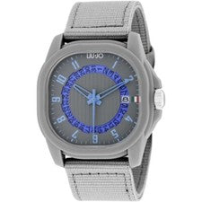 LIU JO ECO GRIGIO OROLOGIO UOMO SOLO TEMPO TLJ1893 NUOVO
