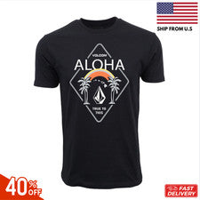 CAMISETA VOLCOM PARA HOMBRE PREMIUM FIEL A ESTA HAWAII REIMPRESIÓN VENTA 40% DE DESCUENTO ¡ARTÍCULO CALIENTE!!