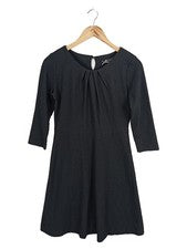 Vestido de negocios Comma talla 34 negro estampado de estructura