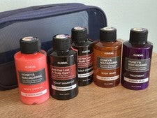 Kit de viaje Kundal Pure Hair Loss sistema natural cuero cabelludo cabello cuidado corporal
