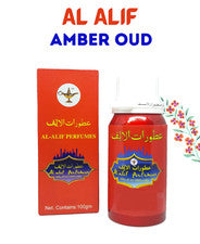 Aceite de perfume concentrado Amber Oudh de Al Alif | 100 ml | Aceite Attar
