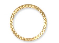 Oro Amarillo 9ct Media/Completa Soberana/Décima Jarra Bisel 4 Garras PATRONES PUEDEN VARIAR