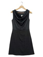 Vestido de cóctel mujer MEXX negro talla 34 XS escote cascada elegante