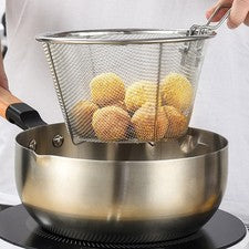 Antihaft-Bratkorb Hochtemperatur Verwendung Leichtes Design Zum Braten