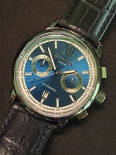 Reloj Automático Calendario Vibrante Edición Limitada Gamages of London Azul