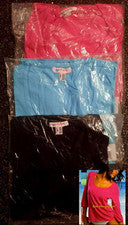 Moda Miss Mujer 3/4 Brazo Camiseta 36/38 40/42 44/46 Rosa Azul Negro Nuevo
