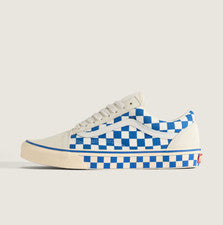 VANS Old School Checkerboard Hombre Zapatos Tenis Azul VN000D7ZFRP