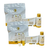 Paquete SY GLOW 24K Dorado: Kit Facial Rejuvenecedor de 4 Pasos + Protector Solar FPS 45