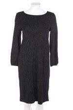 Vestido Street One Jersey Efecto Metálico D 34 Negro NUEVO